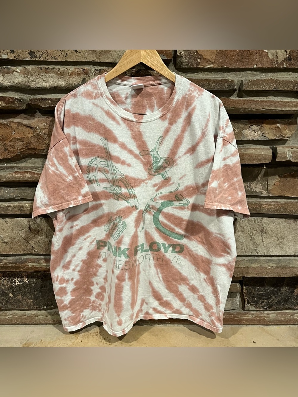 Junk Food Pink Floyd At Knebworth '75 Tie-Dye Graphic Tee